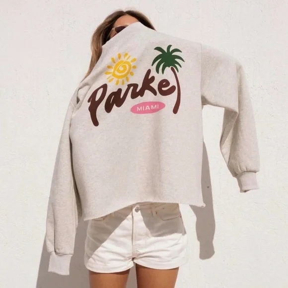 Parke Miami Women's Gray Sweater - Picture 3 of 3